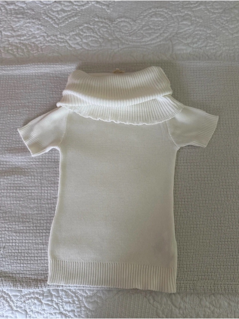 Djerf Avenue cream off the shoulder sweater